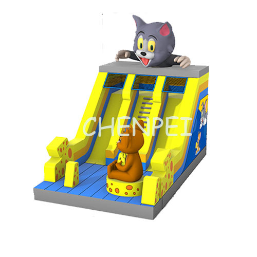 Tom and Jerry inflatable slide for sale china inflatables factory
