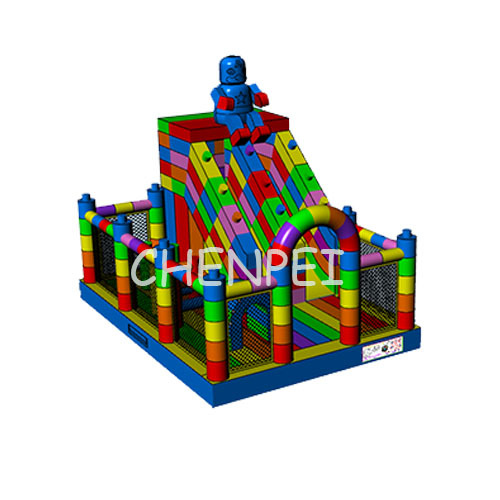 New Lego bouncy castle for sale commercial inflatable castle factory