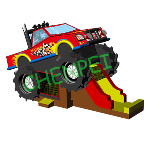 New Monster truck bouncy castle for sale