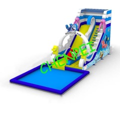 inflatable slide supplier Seaworld inflatable slide for sale