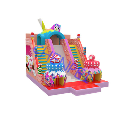 Candy inflatable slide for sale china inflatables factory