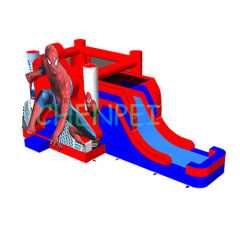 Big spiderman bouncing castle for sale china inflatables factory