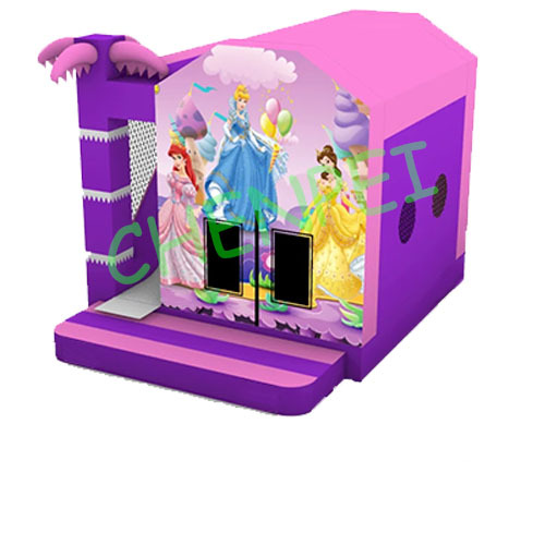 jumping castle supplier princess jumping castle with slide combo for sale