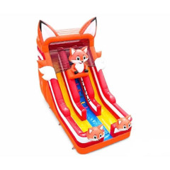 Fox inflatable slide for sale dual lanes inflatable slide for sale