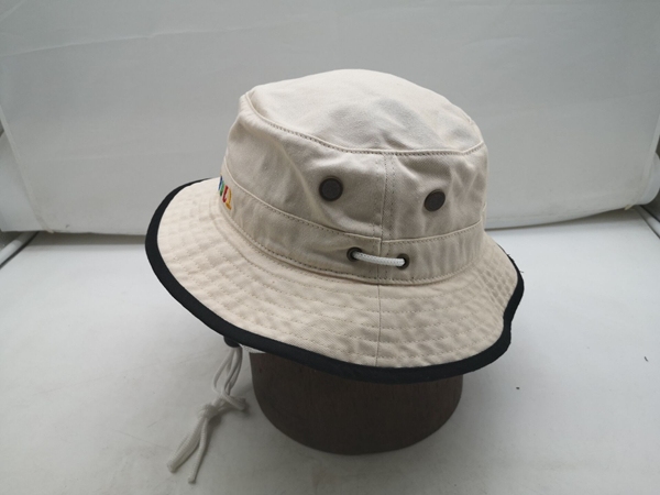 fabric brim hat