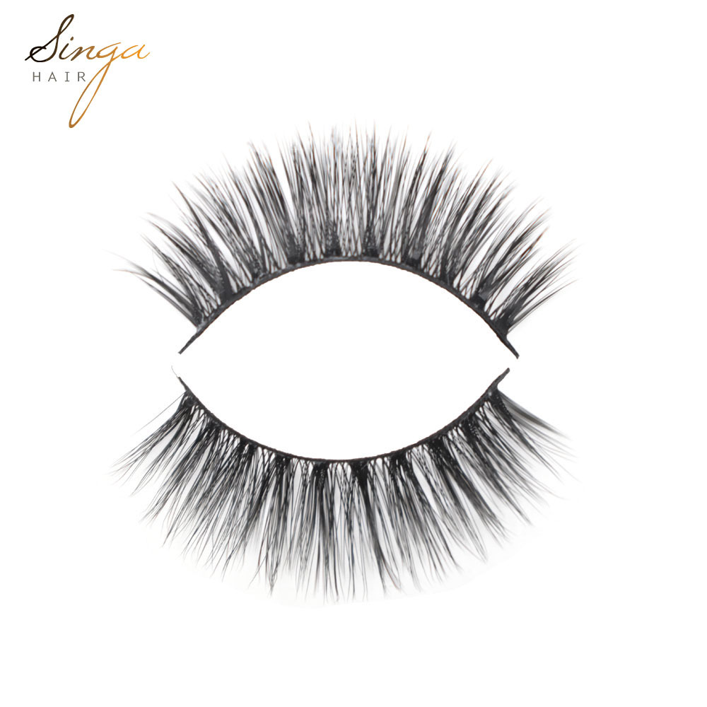 3D Eyelashes Extensions 5 Pairs Hand Made Faux  Mink Long Thick Volume Individual Strip Eye Lashes Makeup Natural 3D Eyelash