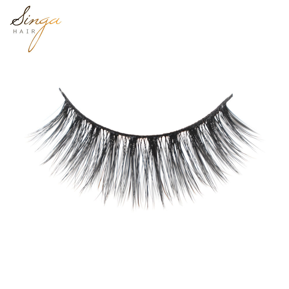 3D Eyelashes Extensions 5 Pairs Hand Made Faux  Mink Long Thick Volume Individual Strip Eye Lashes Makeup Natural 3D Eyelash