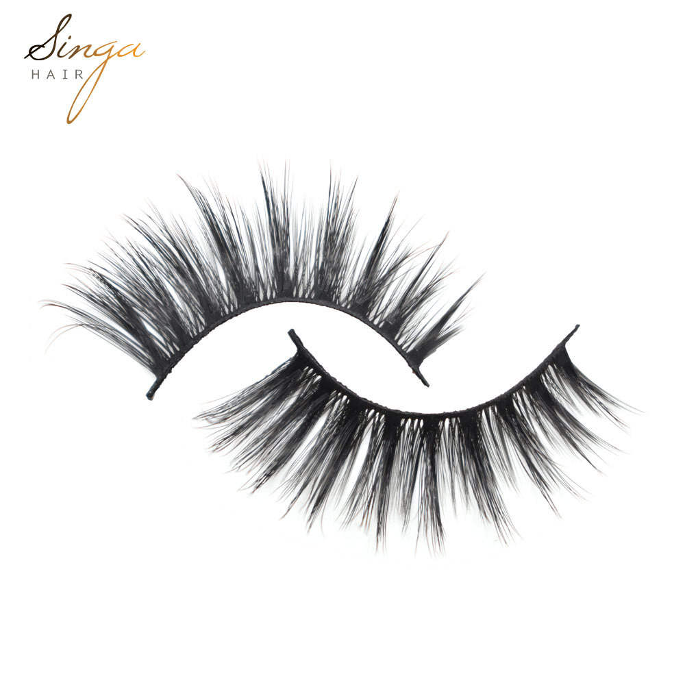 5 Pairs Eyelash-Extensions 3D Mink Eyelashes Faux Makeup Lashes Thick Fluffy Natural Eyelash Full Volum Silk C Curl Eyelashes