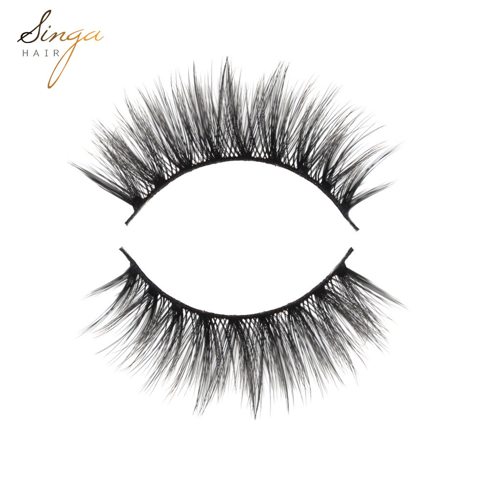 5 Pairs Eyelash-Extensions 3D Faux Mink Eyelashes Makeup Lashes Thick Fluffy Hot Style Eyelash Full Volum Silk C Curl Eyelashes