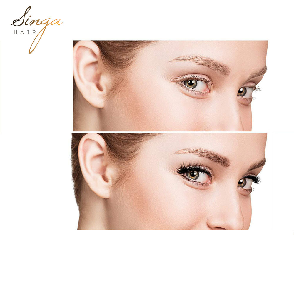 3D Eyelashes Extensions 5 Pairs Hand Made Faux  Mink Long Thick Volume Individual Strip Eye Lashes Makeup Natural 3D Eyelash