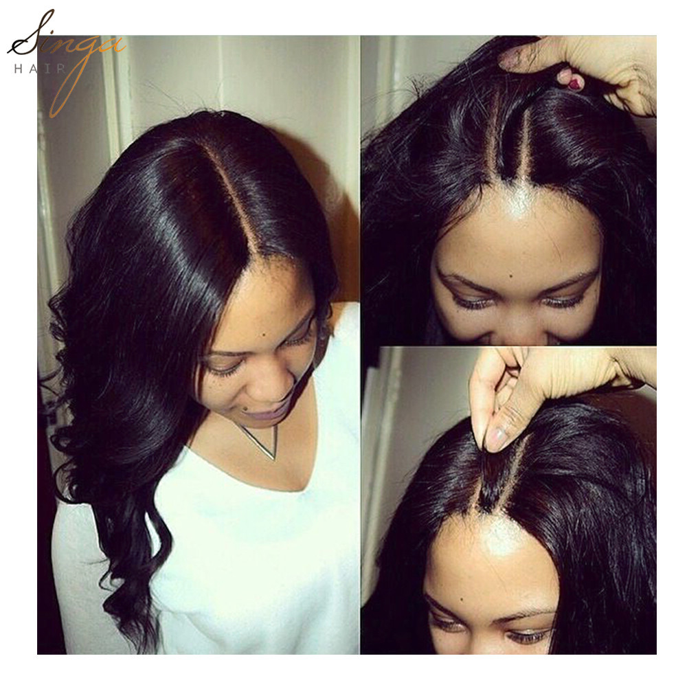 Natural Color Pre Plucked Lace Frontal Closure 9A Brazilian Virgin Human Hair Body Wave Lace Closure