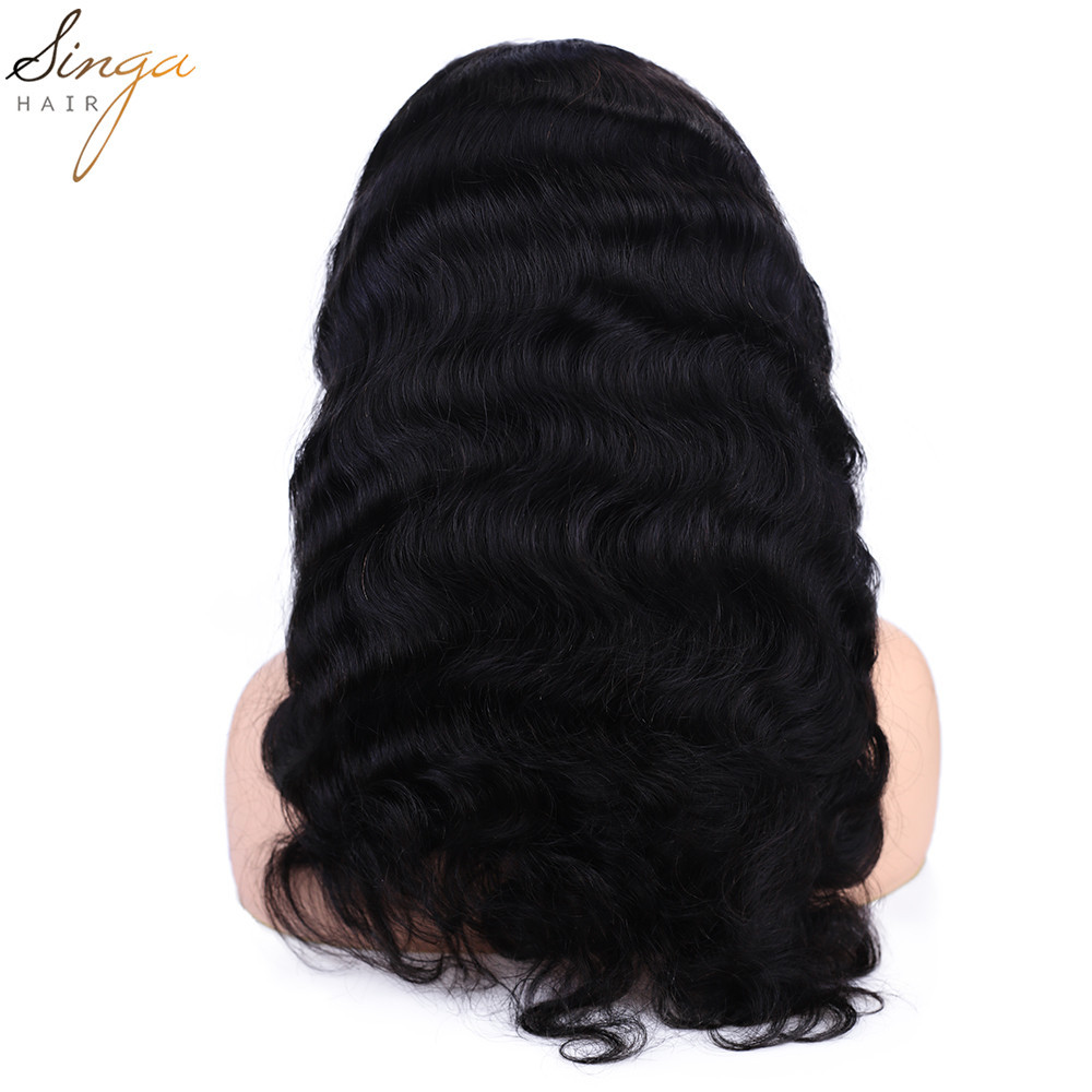 US Pre Plucked Curly Lace Front Wigs Brazilian Hair Full Lace Wig With Baby Hair