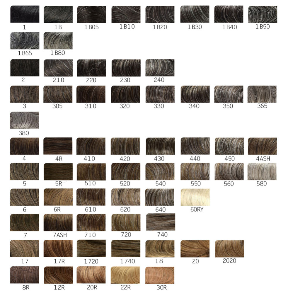 Hair Color Ring For Men's Toupee