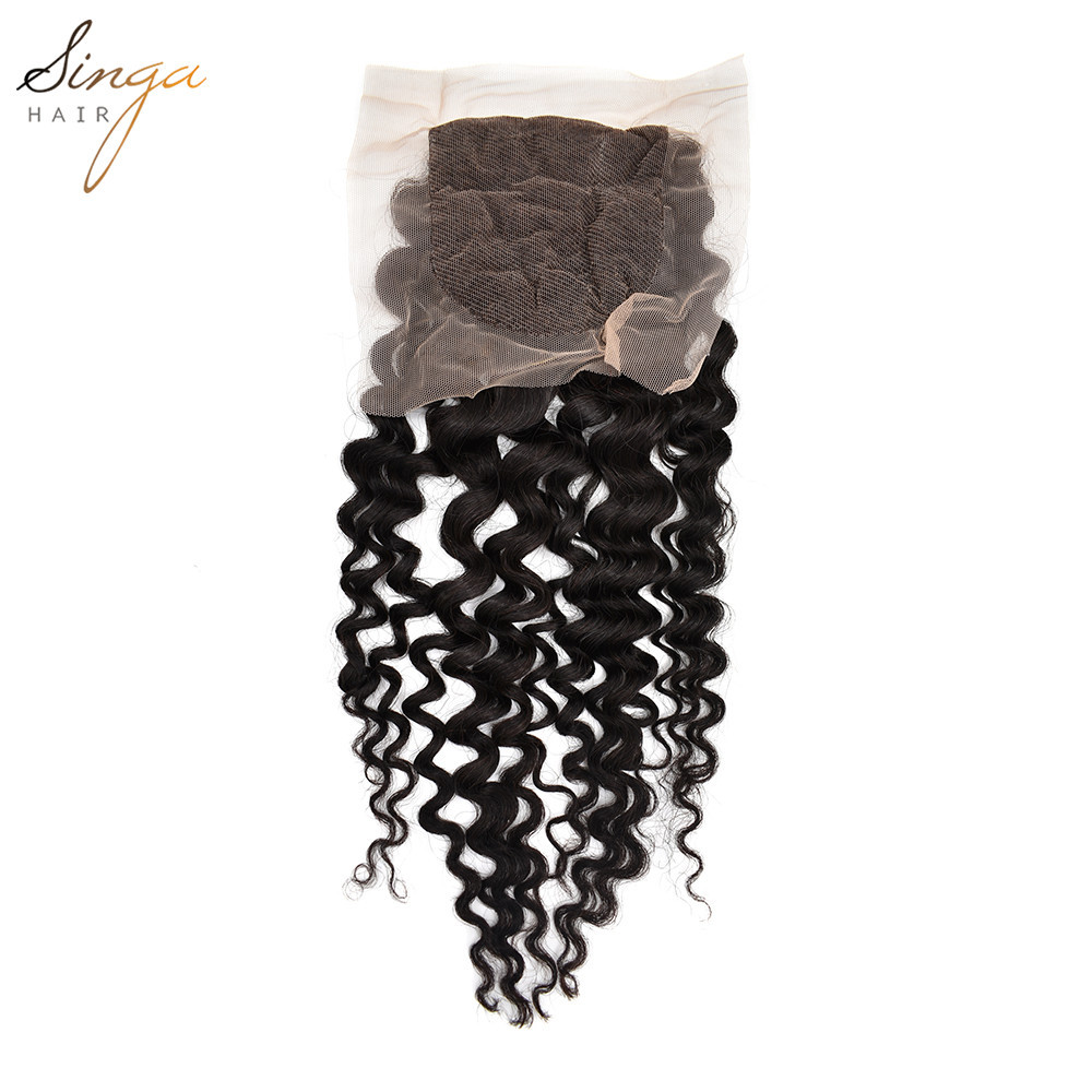 Pre Plucked Lace Frontal Closure Straight  Long Wet and Wavy 9A Brazilian Virgin Human Hair