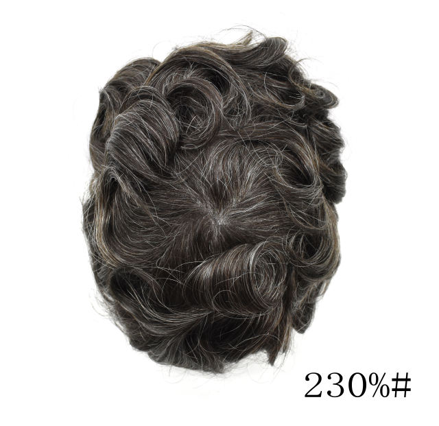 Skin Hair System 0.06mm Mens Hair Pieces for Sale Natural Hairline Stock Cheap Toupee Undetectable Human Hair Replacement