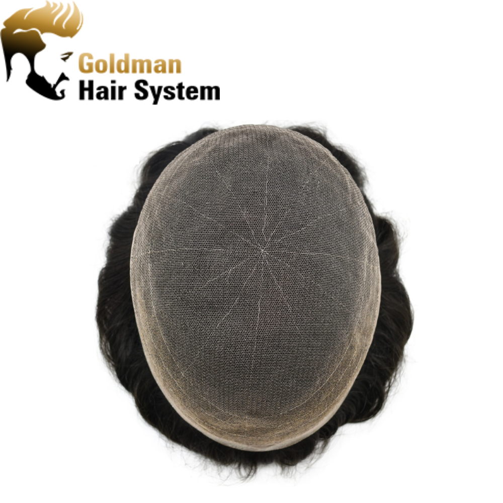 Full Swiss Lace:  Mens Toupee Easy Wear Light to Med Density Hair System Replacement Durable And Comfortable  More Colors Men Wig