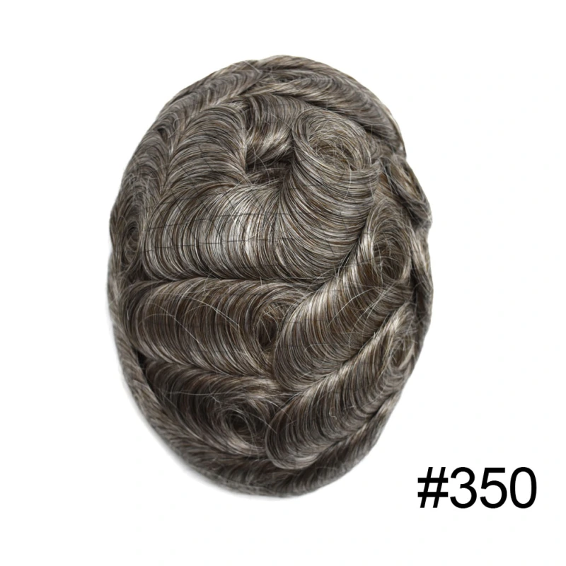 Thin Poly Replacement Papy: 0.10-0.12mm PU Men's Hairpiece | Hand-Tied | Natural Look | High-Density Hair | Customizable Styles
