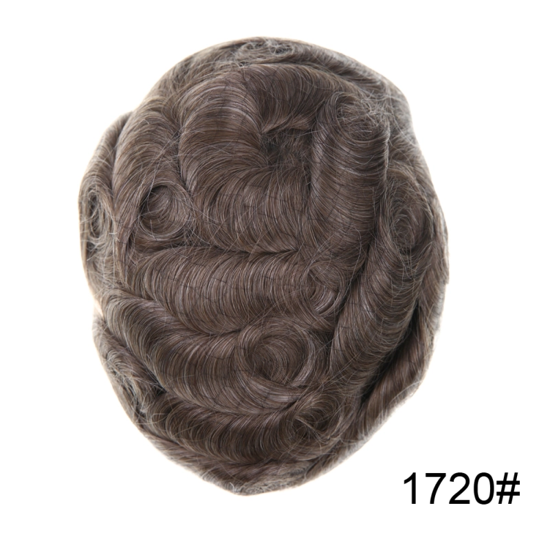 Goldman Hybrid Hair System BX2 - French Lace Center & PU Edge for Strong Hold - Gym/Swimming/Sweat-Resistant