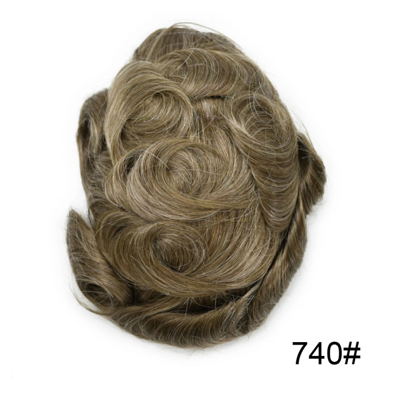 Goldman Hybrid Hair System BX2 - French Lace Center & PU Edge for Strong Hold - Gym/Swimming/Sweat-Resistant