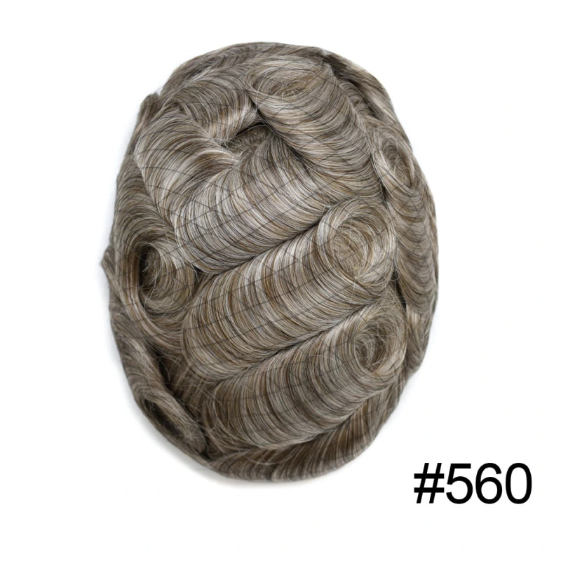 Goldman Hybrid Hair System BX2 - French Lace Center & PU Edge for Strong Hold - Gym/Swimming/Sweat-Resistant