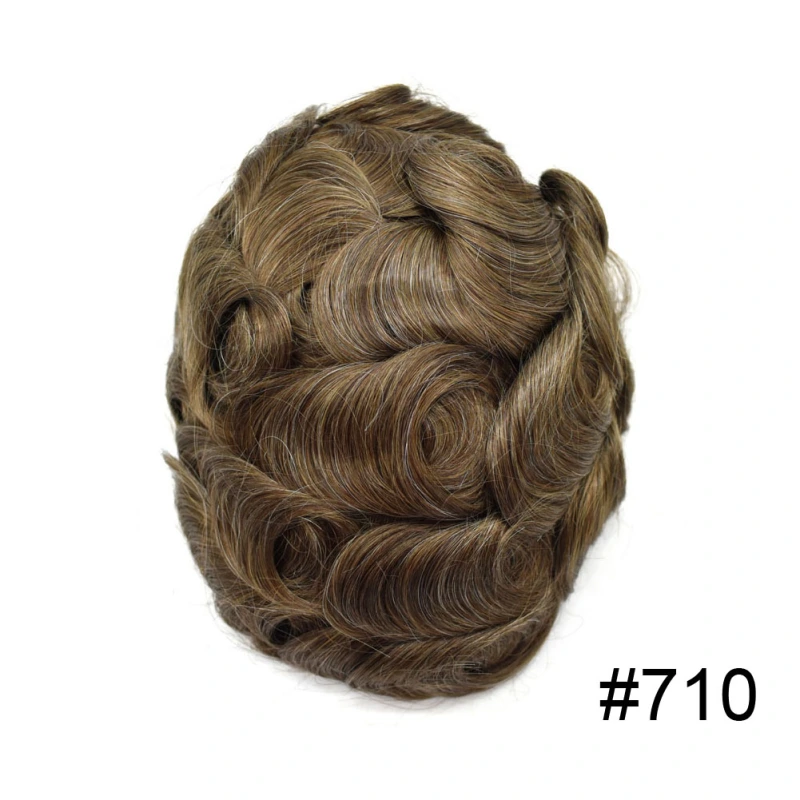 Goldman Hybrid Hair System BX2 - French Lace Center & PU Edge for Strong Hold - Gym/Swimming/Sweat-Resistant