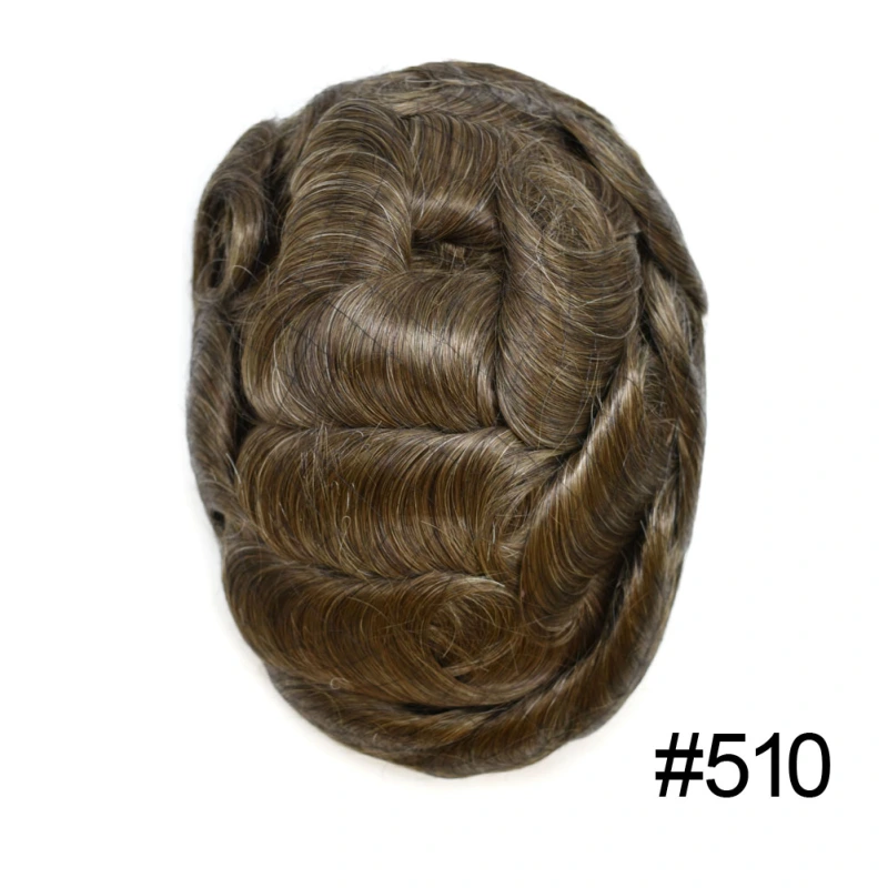 Goldman Hybrid Hair System BX2 - French Lace Center & PU Edge for Strong Hold - Gym/Swimming/Sweat-Resistant