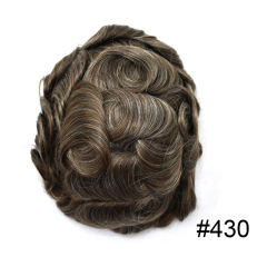 #430 4# MEDIUM BROWN WITH 30% SYNTHETIC GREY