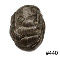 #440 4# MEDIUM BROWN WITH 40% SYNTHETIC GREY