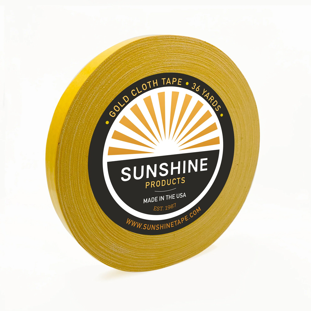 Sunshine Gold Cloth Tape Rolls