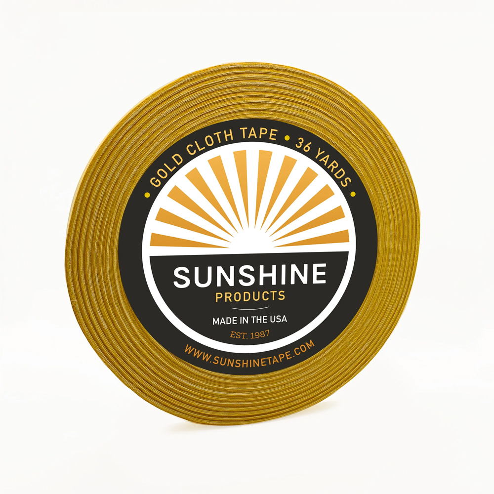 Sunshine Gold Cloth Tape Rolls