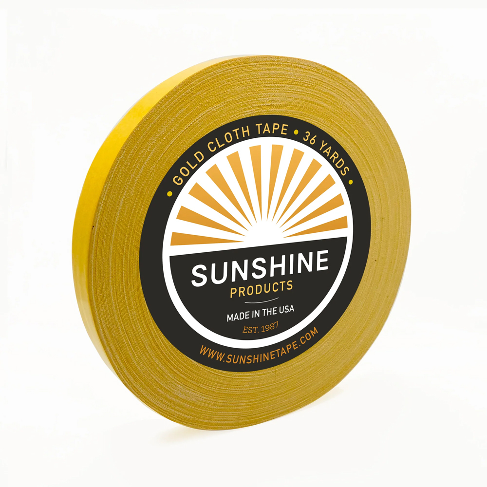 Sunshine Gold Cloth Tape Rolls
