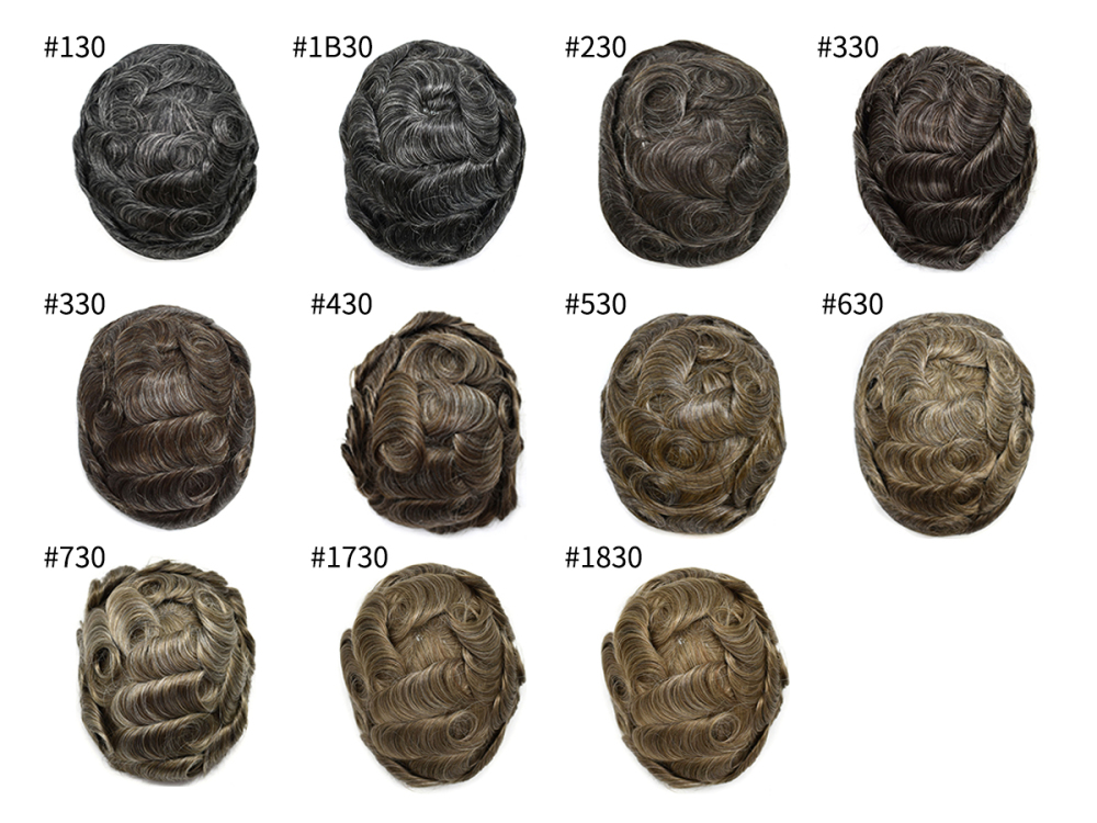 Goldman SportPro Hybrid Hair System - French Lace Breathability with PU Grip Technology - Waterproof for Swimming & Intense Workouts