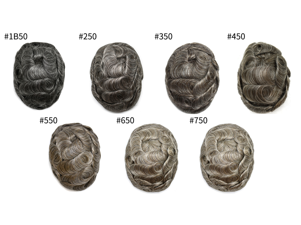 Full Lace Mens Toupee Easy Wear Light To Medium Density Hair System Replacement Durable And Comfortable  More Colors Wigs