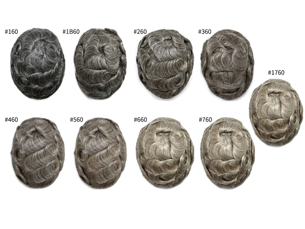 Full Lace Mens Toupee Easy Wear Light To Medium Density Hair System Replacement Durable And Comfortable  More Colors Wigs