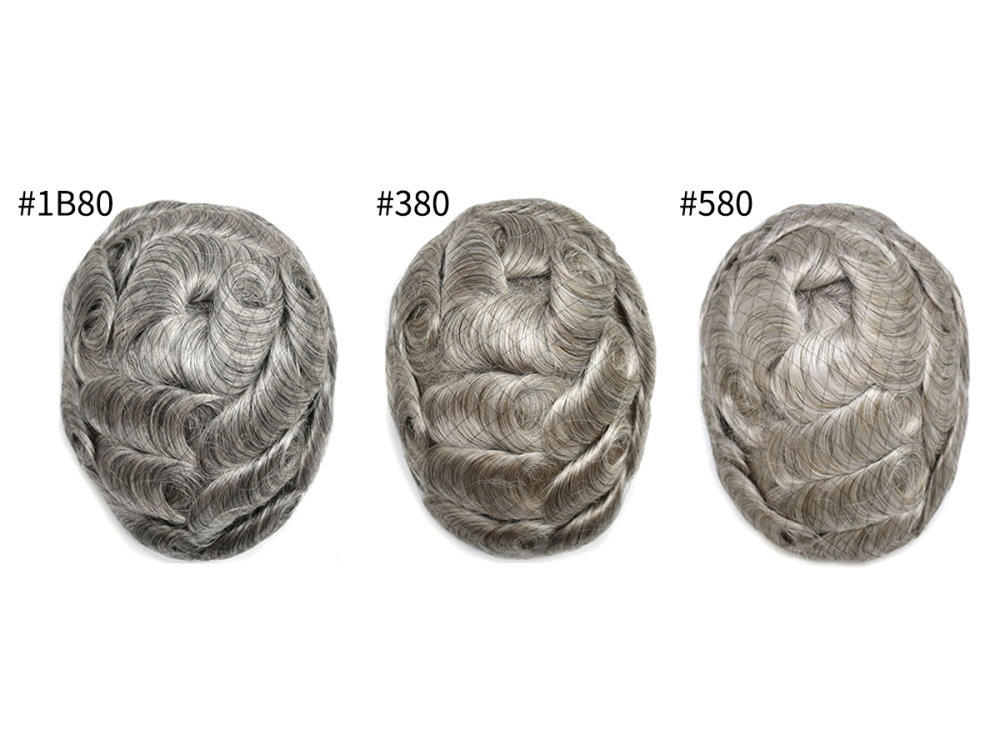 Full Lace Mens Toupee Easy Wear Light To Medium Density Hair System Replacement Durable And Comfortable  More Colors Wigs