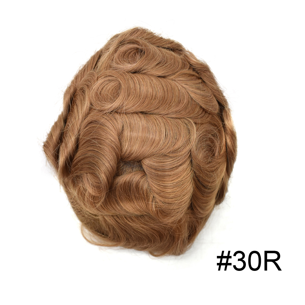 Goldman BX2 Hybrid Hair Replacement System for Men | French Lace Center + PU Edge | Gym/Swim/Sweat-Resistant | Lightweight & Strong Hold