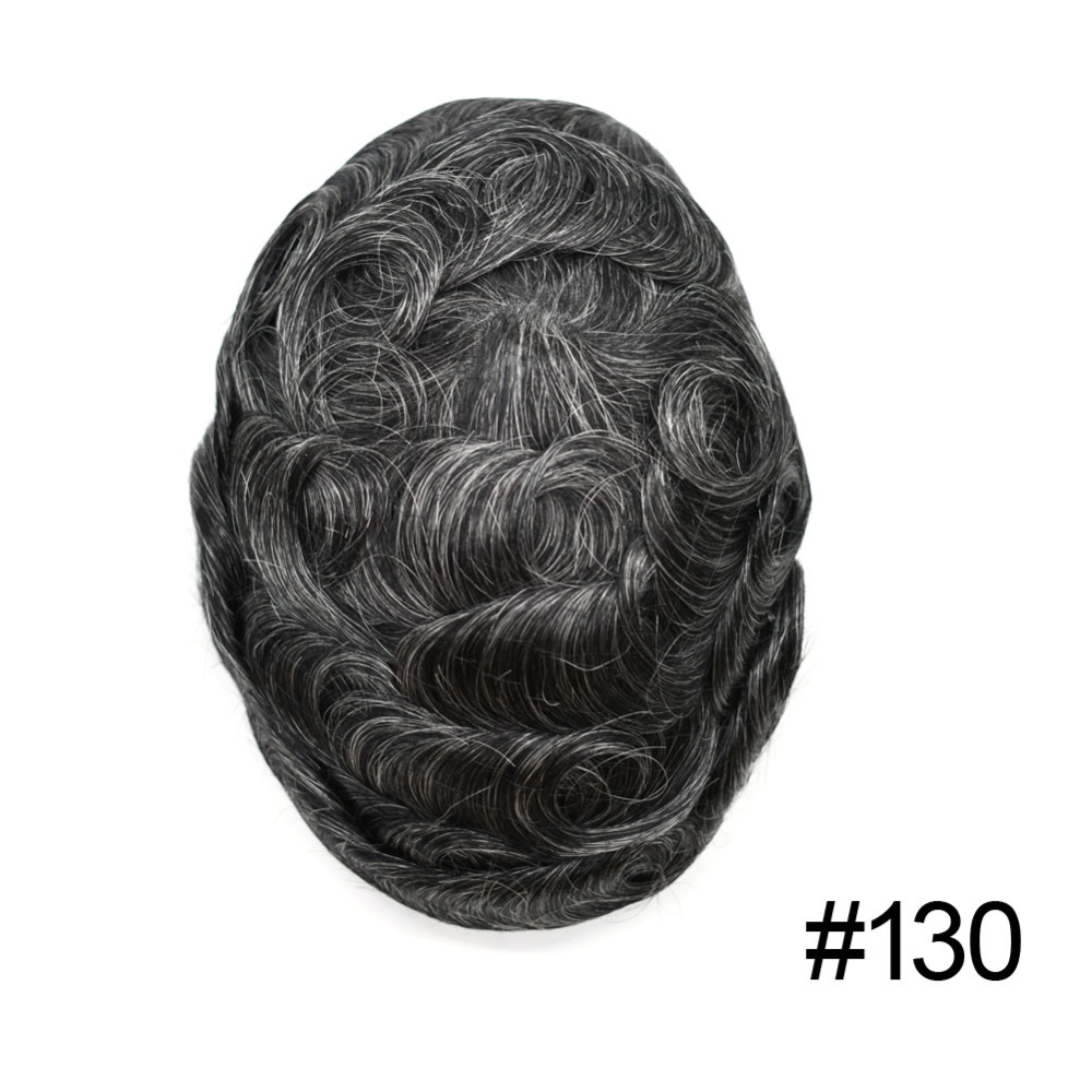 Singahair Afro Toupee For Black Men Lace Poly Skin Around Human Hair 8MM Weave System Unit Australia Afro