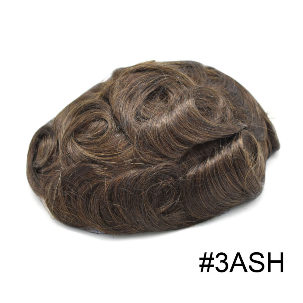 Goldman Therapeutic Full Swiss Lace Mens Toupee | Dermatologist-Approved for Irritated Scalps | Light to Medium Density, Heat-Dissipating & Micro-Ventilated for Natural Look | Easy Wear, Durable Hair Replacement in Multiple Colors, Ideal for Hot Climates