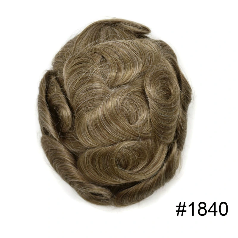 Goldman Hybrid Hair System BX2 - French Lace Center & PU Edge for Strong Hold - Gym/Swimming/Sweat-Resistant