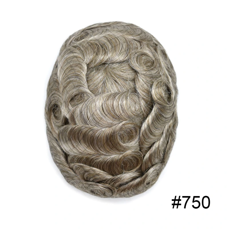 Goldman Hybrid Hair System BX2 - French Lace Center & PU Edge for Strong Hold - Gym/Swimming/Sweat-Resistant