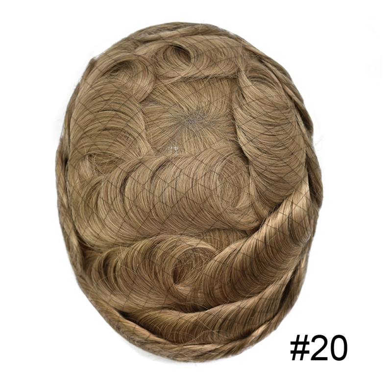 Goldman Hybrid Hair System BX2 - French Lace Center & PU Edge for Strong Hold - Gym/Swimming/Sweat-Resistant