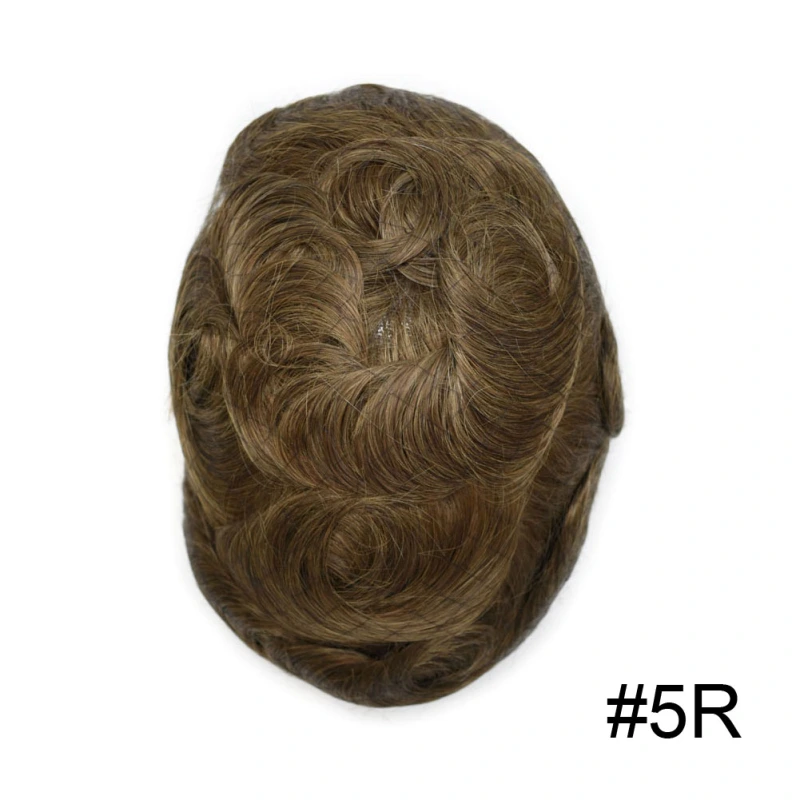 Goldman Hybrid Hair System BX2 - French Lace Center & PU Edge for Strong Hold - Gym/Swimming/Sweat-Resistant