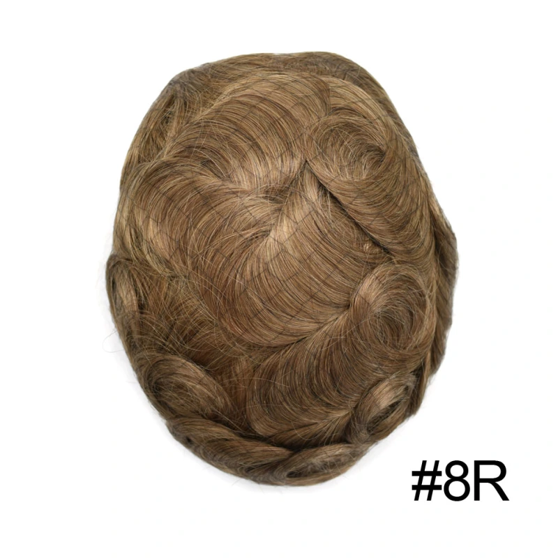 Goldman Hybrid Hair System BX2 - French Lace Center & PU Edge for Strong Hold - Gym/Swimming/Sweat-Resistant