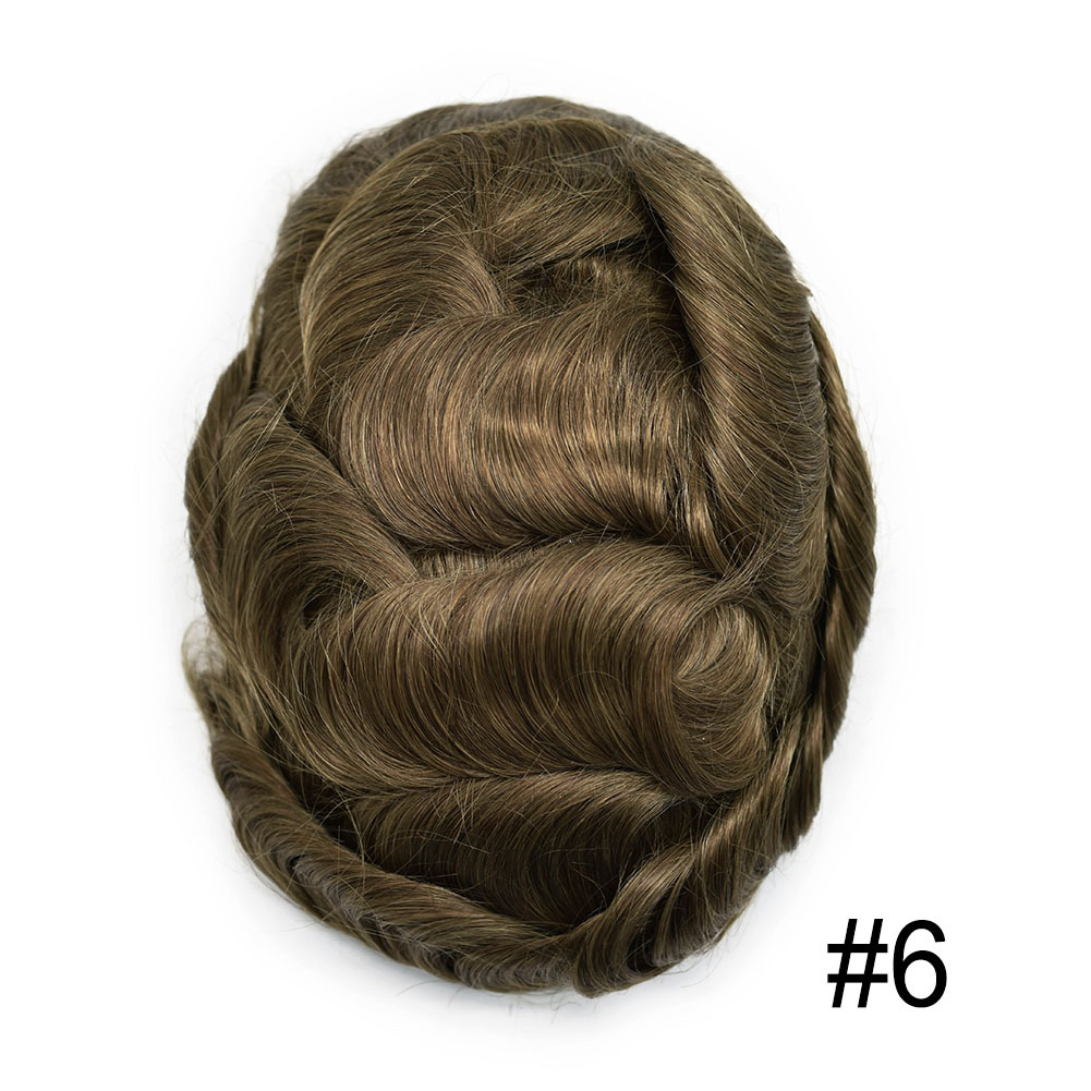Goldman BX2 Hybrid Hair Replacement System for Men | French Lace Center + PU Edge | Gym/Swim/Sweat-Resistant | Lightweight & Strong Hold