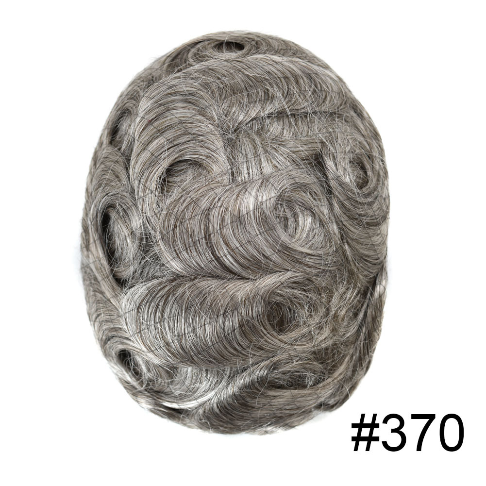 Goldman BIO Lace Front Toupee for Men - Thin Durable Skin, Indian Remy Hair - Natural Prosthesis Hair Replacement