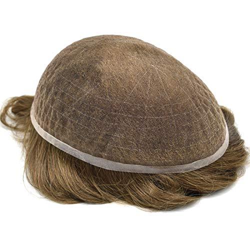 Goldman 24/7 Full Swiss French Lace Hair Replacement - Odor-Resistant & Temperature-Regulating - For Delicate Scalps