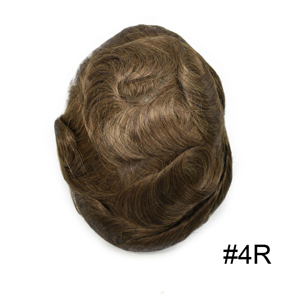 Goldman BX2 Hybrid Hair Replacement System for Men | French Lace Center + PU Edge | Gym/Swim/Sweat-Resistant | Lightweight & Strong Hold