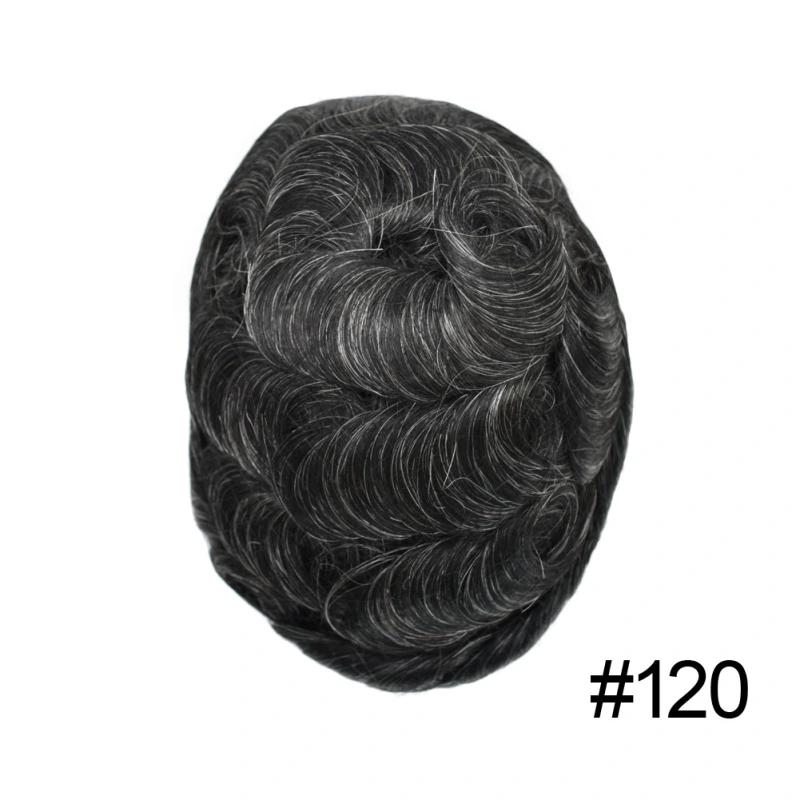 Goldman Hybrid Hair System BX2 - French Lace Center & PU Edge for Strong Hold - Gym/Swimming/Sweat-Resistant