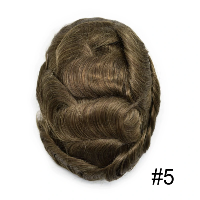 Goldman Hybrid Hair System BX2 - French Lace Center & PU Edge for Strong Hold - Gym/Swimming/Sweat-Resistant