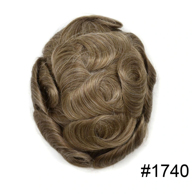 Goldman Hybrid Hair System BX2 - French Lace Center & PU Edge for Strong Hold - Gym/Swimming/Sweat-Resistant